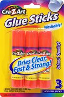Cra-Z-art Washable Glue Sticks, Pack of 3 (11303)