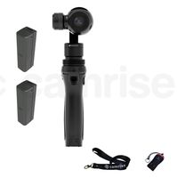 DJI Osmo, Fully Stabilized 4k, 12mp Camera with Camrise Starter Plus Bundle: 2 Extra Batteries, Lanyard and USB Reader