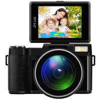 Hanbaili 4X Zoom Full HD Digital Camera, G36 Digital Camera Full HD 1080P Camcorder 24MP Vlogging Camera DVR Recorder