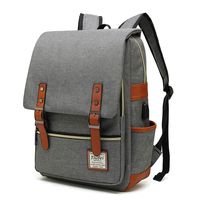 Laptop Backpack for Women Men, Tear Resistant Unique School College Travelling Backpack with USB Charging Port Vintage Backpack Fits up to 15.6Inch MacBook