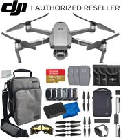 DJI Mavic 2 Pro Drone Quadcopter with Fly More Kit Bundle -Includes: Bower Sidekick Bag for DJI Mavic Drone, 128GB MicroSD Memory Card, 4x Carbon Fiber Propellers, and More