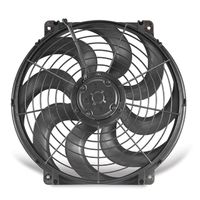 Flex-a-lite 392 S-Blade Black 12" Electric Fan
