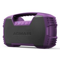 AOMAIS GO Bluetooth Speakers, IXP7 Waterproof, Outdoor 40W Wireless Stereo Pairing Booming Bass Speaker, Bluetooth 5.0, 10000mAh Power Bank, Durable for Everywhere -Purple [2020 Upgrade]