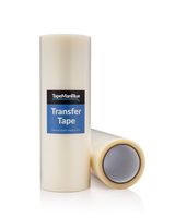 12" x 100' Roll of Clear Vinyl Transfer Tape for Craft Die Cutters. Premium-Grade, High Tack Application Tape for Vinyl Letters, Stickers, and Graphics