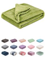 Fuzzy Blanket or Fluffy Blanket for Baby Girl or boy, Soft Warm Cozy Coral Fleece Toddler, Infant or Newborn Receiving Blanket for Crib, Stroller, Travel, Decorative (28Wx40L, XS-Avocado)