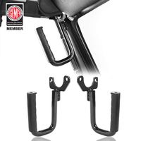 Hooke Road Black Steel Front Grab Handles for 1997-2006 Jeep Wrangler TJ & Unlimited