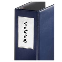 TOPS Cardinal HOLDit! Self-Adhesive Binder Label Holders, 2 3/16 x 4 Inches, 6 Label Holders and Inserts Per Bag - 21830