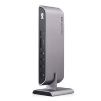 Cable Matters USB C Dock for Suface Pro 7, Suface Pro X, Dell XPS, and More - Dual 4K DisplayPort, 80W Charging, UHS-II SD Card Slot, 10Gb/s USB, Gigabit Ethernet - Thunderbolt 3 Port Compatible