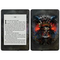 MightySkins Skin Compatible with Amazon Kindle Paperwhite 2018 (Waterproof Model) - Grunge Skull | Protective, Durable, and Unique Vinyl Decal wrap Cover | Easy to Apply, Remove| Made in The USA