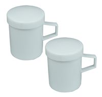 White Shaker Multi-Use for Herbs and Spices 2pack (2)