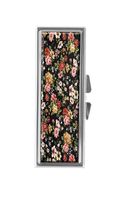 jkfgweeryhrt Pill Box for Purse or Pocket Pill Case Decorative Boxes Gift Box Pill Organizer for Travel Pill Box (Vintage Flower Grand)