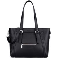 WESTBRONCO Laptop Bag for Women Briefcase Faux Leather 15.6 Inch Shoulder Bag Large Work Tote Bag