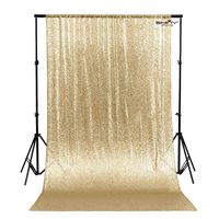 ShinyBeauty Light Gold-10FTx12FT-Glitter Backdrop Curtain Star Wars Backdrop Glitter Backdrop SEQUIN-CURTAIN-BACKDROP-0821E