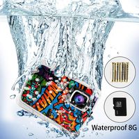 Kids Waterproof Camera,Waterproof Mini Kid Camera Digital Underwater Camera for Boys and Girls, 12MP HD Action Sport Camcorder with 2.0" LCD, 8X Digital Zoom, Flash, Mic and 8G SD Card.