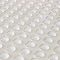 Shintop Furniture Bumpers - Clear Adhesive Bumper Pads Surface Protection for Wall and Wooden Floor Come with 100pcs (Hemispherical)