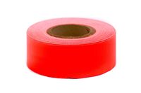 ChromaLabel 1 inch Color-Code Labeling Tape | 500 inch Roll (Fluorescent Red-Orange)