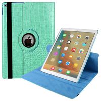 iPad Air 2 Case,TechCode New 360 Degrees Rotating Stand Smart Case Cover Polka Dot Pattern Case for iPad Air 2/iPad 6 9.7 inch