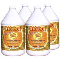Citrisol Amazing All-Natural Heavy Duty Degreaser & Cleaner with the power and smell of Citrus-4 gallon case