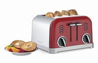 Cuisinart CPT-180MR Classic 4-Slice Toaster, Metallic Red