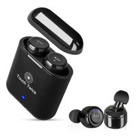 B-Qtech Wireless Earbuds True Touch Control in-Ear Bluetooth Headphones Mini Stereo Earphones with Microphone for iPhone Android Phones and Tablets