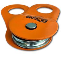 GearAmerica Snatch Block 9Ton | Heavy Duty Winch Pulley System for Synthetic Rope or Steel Cable | Double your Winch Capacity, Extend Life, Control Direction of Pull | Best Off-Road Recovery Accessory