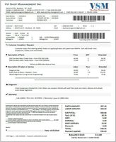 Invoice Software for Auto Repair shops: Vip Shop Management 3rd Generation