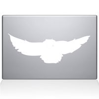 The Decal Guru Owl Attack MacBook Decal Vinyl Sticker - 11" MacBook Air - White (1141-MAC-11A-W)