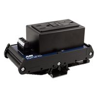 ASI IMACPGFI02-1 DIN Rail GFCI Receptacle, 2 AC Outlets, Reset, 120VAC, 15 Amp, 30 to 12 AWG, UL508A Recognized