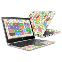 Mightyskins Skin Compatible with Hp Pavilion X360 13" (2016) Wrap Cover Sticker Skins Flower Garden