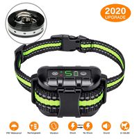 Flittor Bark Collar, No Bark Collar Rechargeable with Beep, Anti bark Collar with Adjustable Sensitivity and Intensity Beep Vibration No Harm Shock for Small Medium Large Dogs