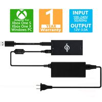 Kinect Adapter for Xbox One S Xbox One X Windows PC [UL Listed] Xbox Kinect Adapter Power Supply for Xbox 1S 1X Kinect 2.0 Sensor, Xbox One Kinect Adapter for PC Windows 10 8.1 8