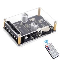 WHDTS Stereo Bluetooth Power Amplifier Board Remote Control 5V 12V 24V 20W 30W 40W Infrared Receiver Module with Case