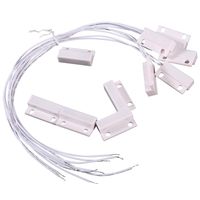 UHPPOTE Wired NC Normally Closed Type Magnetic Alarm Door Window Contact Sensor Detector Reed Switch (Pack of 5)