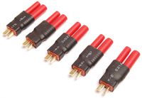 Lot(5) Male T-Plug to 4mm 4.0MM Bullet Banana Connector Adapter Converter for RC