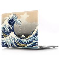 Basus(TM) MacBook Air 13.3 Inch Decal Paster Vinyl Sticker Skin Anti-Scratch Removable Colorful Sticker Cover for Apple Macbook Air 13-Inch Model A1466 A1369(Wave)