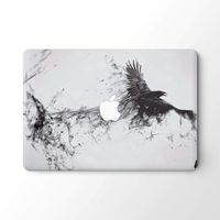 DowBier MacBook Decal Vinyl Skin Sticker Cover Anti-Scratch Decal for Apple MacBook (MacBook 2016 PRO 13"/Inch A1706/1708, Ink Eagle)