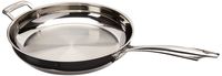 Cuisinart 8922-30H Professional Stainless Skillet with Helper, 12-Inch
