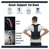 Support for Back Neck Shoulder Upper Back Pain Relief for Cervical Spine - Improves Posture and Provides Lumbar Support for Lower and Upper Back Pain for Men and Women (S)