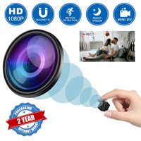 Mini Spy Camera Wireless Hidden, 2020 Full HD 1080P Portable Small Nanny Cameras Covert Cop Cam, Micro USB Security Surveillance Camera with Night Vision and Motion Detection for Home, Office and Car