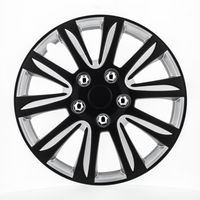 Pilot WH546-16B-BS Universal Fit Premier Toyota Camry Style Black 16 Inch Wheel Covers - Set of 4