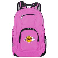 NBA Los Angeles Lakers Voyager Laptop Backpack, 19-inches, Pink