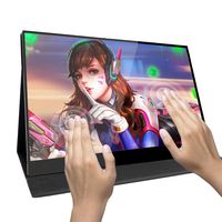 Touchscreen Portable Monitor Virzen HDMI Gaming Display Screen 1920x1080 IPS 13.3-inch USB-C 60Hz 10 Points Capacitive Touch for Computer Laptop Raspberry Pi PS4 Consoles