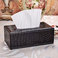 Car Leather Tissue Box/Carton/Paper Napkin Box/Creative Car Organization Box,B,25.5 * 14 * 9.5CM
