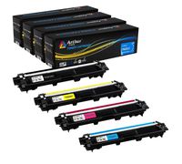 Arthur Imaging Compatible Toner Cartridge Replacement for Brother TN221 TN225 (Black, Cyan, Yellow, Magenta, 4-Pack)