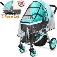 Stroller Rain Cover Universal, Baby Travel Weather Shield, Windproof Waterproof, Protect from Dust Snow Insects