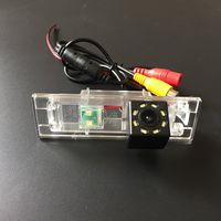 LEDs Car Rear View Camera for BMW 1 E81 E87 E87N M1 F20 F21/ BMW 6 M6 E63 E63N E64 E64N F12 F13 F06/ BMW Z4 E85 E86 E89 & HD CCD Night Vision Waterproof and Shockproof Reversing Backup Camera (8 LED)