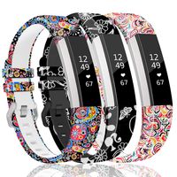 ZEROFIRE Band Compatible with Fitbit Alta and Alta HR Replacement Wristband Adjustable Silicone Sports Watch Band for Men Women Colorful Printing Straps, Standard Size for 5.5"-8.1" Wrists, No Tracker