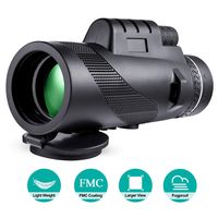 Monocular Telescopes - 40X60 Monocular Telescope HD Waterproof Shockproof Telescope with Smartphone Mount & Tripod for Camping Bird Watching Travel Hunting Football Match Concert Live