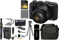 Canon PowerShot G3 X 20.2MP CMOS 25x Zoom 3.2-inch LCD Digital Camera Kit + Case + Spare Battery and Charger + Tripod + Remote + Lexar 64GB Accessories Bundle