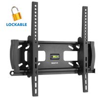 Mount-It! Lockable Anti Theft Tilt TV Wall Mount, Locking Bar Security Wall Mount fits 32" to 55" Flat Screen LCD LED Plasma TVs, up to 99 lbs (MI-2244T)